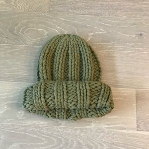 Free People Hunter Green Beanie